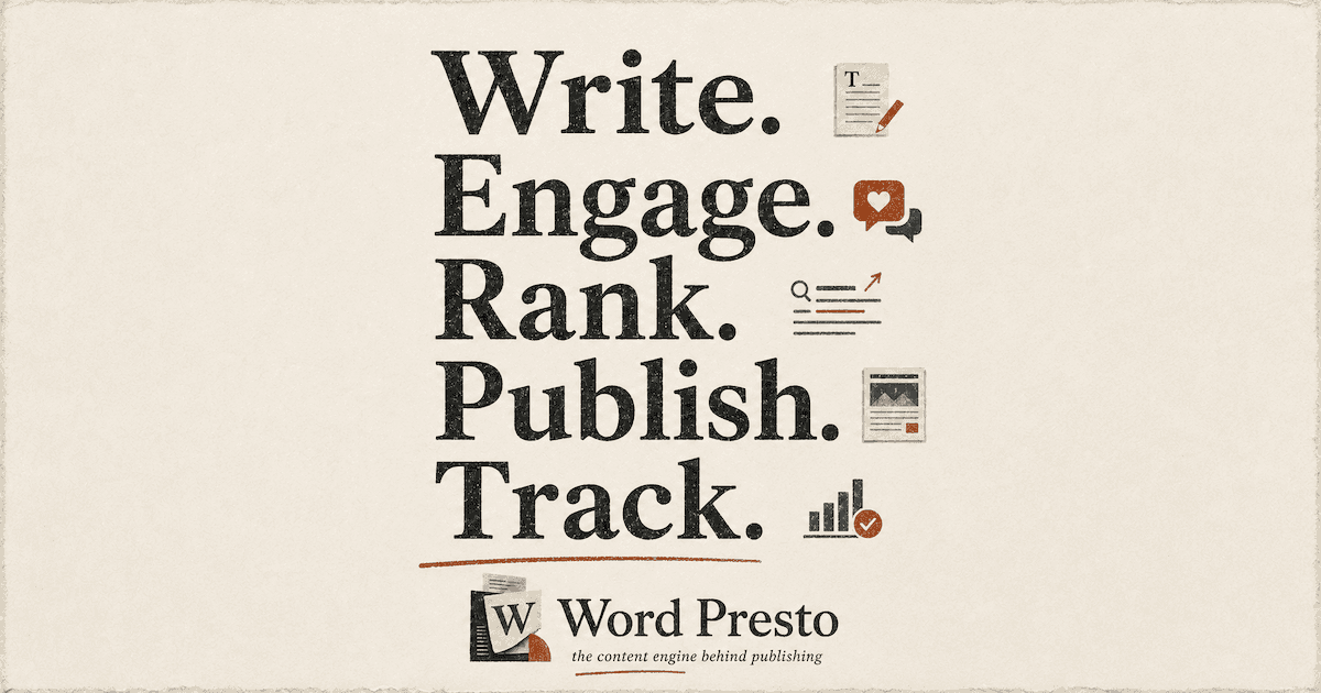 Word Presto product screenshot